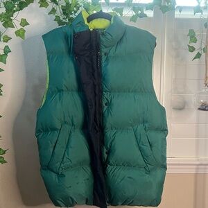 Unisex Marni x Uniqlo Nylon Down Puffer Vest Green Men’s XS/Women’s Medium